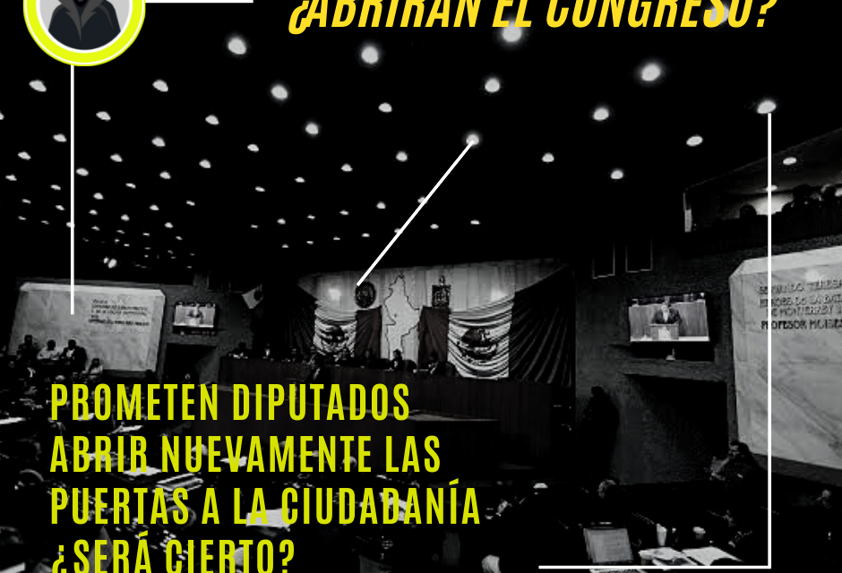 ¿UN CONGRESO DE PUERTAS ABIERTAS?, A VER CUANDO LO HACEN, PROMETEN, PERO NO CUMPLEN A LA MERA HORA, EN FIN, POLÍTICA <br>