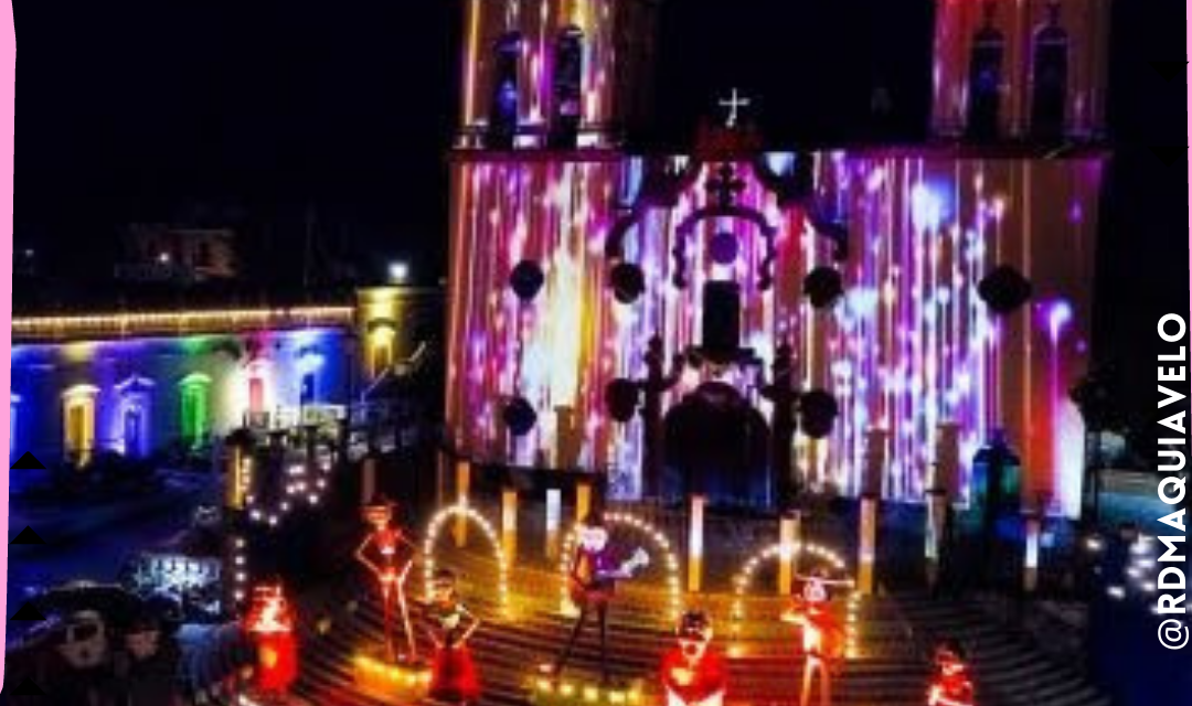 SANTIAGO SE VISTE DE COLORES PARA CONMEMORAR EL DÍA DE MUERTOS