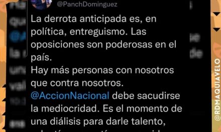 PELEAS INTERNAS QUE RESUENAN Y YA CONOCEMOS CORROMPEN PARTIDOS, EX GOBERNADOR FRANCISCO DOMÍNGUEZ SE LANZA EN CONTRA DE MARKO CORTÉS POR DAR PERDIDAS CINCO GUBERNATURAS<br>