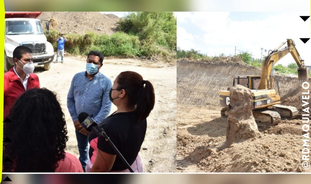 ALCALDE, PACO TREVIÑO, REALIZA LIMPIEZA EN AREAS VERDES PARA EVITAR ACCIDENTES DURANTE LLUVIAS