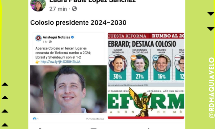 TRAS ENCUESTA QUE LO UBICA COMO “PRESIDENCIABLE” YA TIENE COLOSIO A SU PRIMERA FAN, LAURA PAULA LÓPEZ TITULAR DEL INSTITUTO DE LAS MUJERES CON SAMUEL GARCÍA ¡LUJAZO DE FAN!