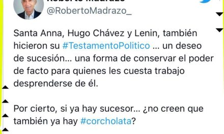 EXLÍDER DEL PRI RESPONDE ANTE ANUNCIO DE AMLO DONDE MENCIONA TENER UN TESTAMENTO POLÍTICO