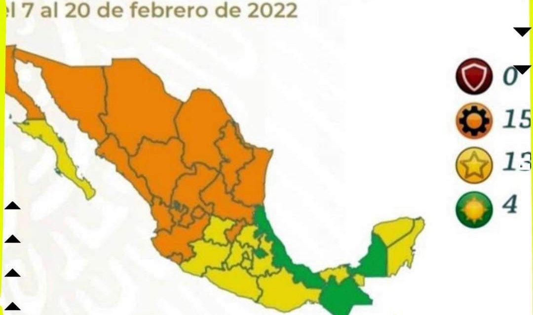 ACTUALIZACIÓN DEL SEMÁFORO EPIDEMIOLÓGICO EN EL PAÍS