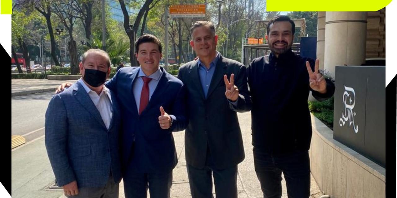 ARTURO DIEZ GUTIÉRREZ, PRÓXIMO CANDIDATO DE MC A LA GUBERNATURA DE TAMAULIPAS, RECIBE CONSEJOS DE SAMUEL GARCÍA