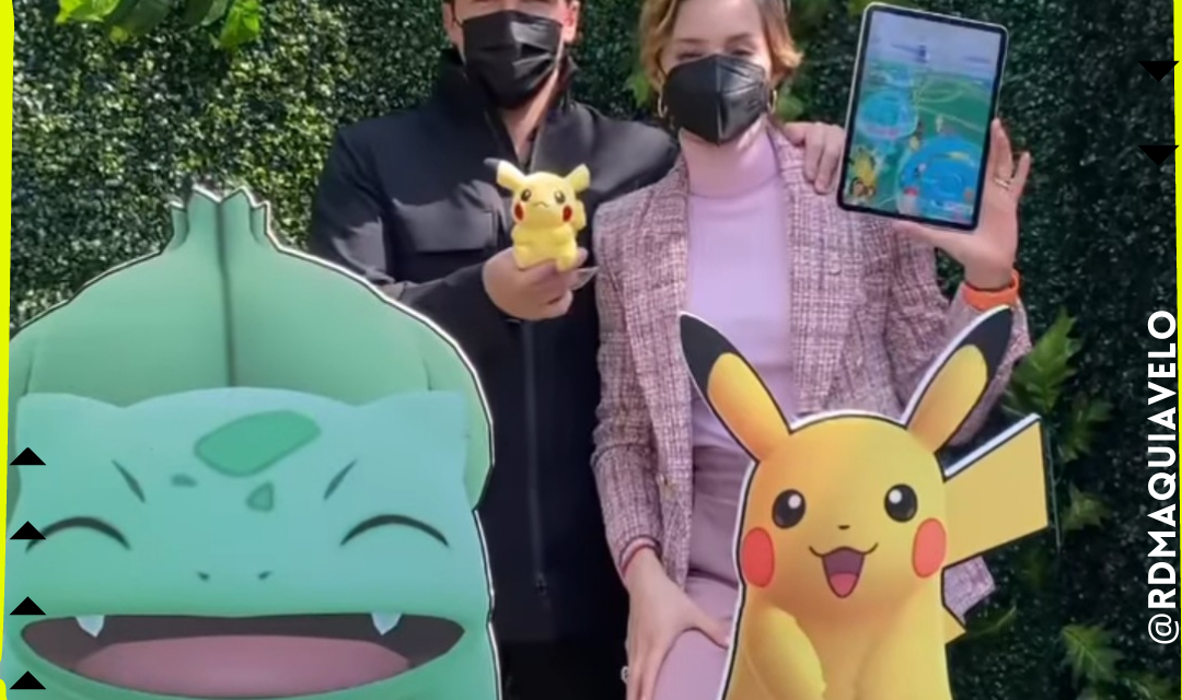 FORMAN PARTE DE LOS “POKEMON” FANS MARIANA RODRÍGUEZ Y SAMUEL GARCÍA, GOBERNADOR DE NL