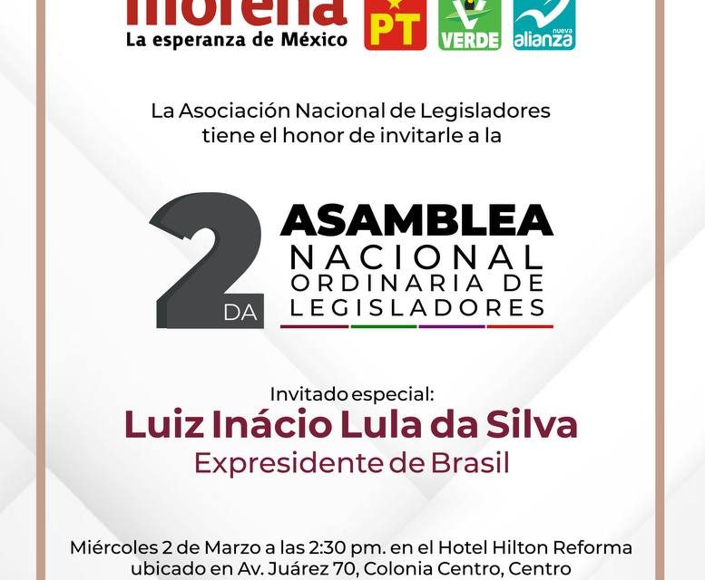 VIENE EX PRESIDENTE BRASILEÑO A CONVERSAR CON AMLO