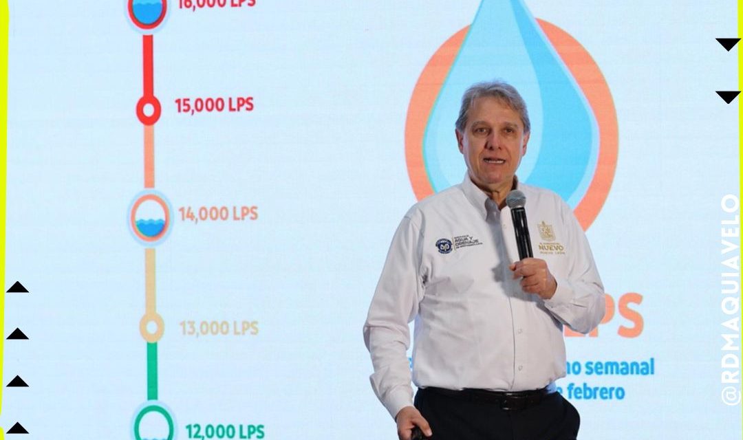 BAJA EL CONSUMO DE AGUA Y AUMENTAN LOS DÍAS DE ABASTECIMIENTO DEL VITAL LÍQUIDO EN EL ESTADO