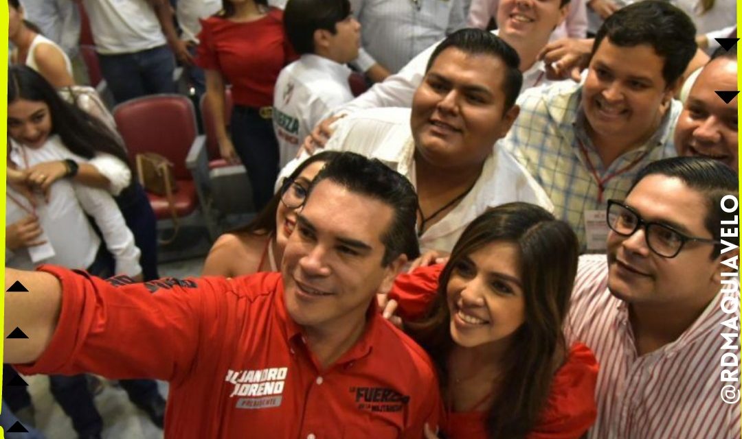 ALEJANDRO MORENO ES RESPALDADO POR JÓVENES. LAS FUERZAS JUVENILES REVOLUCIONARIAS VEN A ALITO COMO LA MEJOR OPCIÓN PARA LA PRESIDENCIA DE LA REPÚBLICA