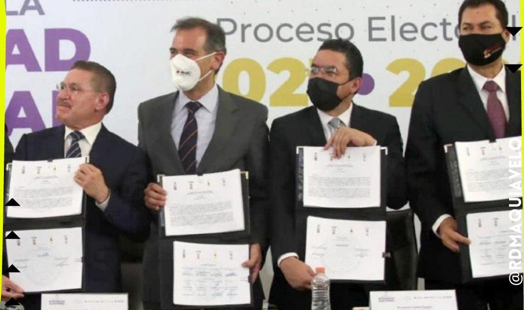 TRIBUNAL ELECTORAL, INE, AUTORIDADES ELECTORALES Y PARTIDOS POLÍTICOS DE DURANGO SE COMPROMETEN A LLEVAR A CABO UNAS ELECCIONES ÍNTEGRAS 