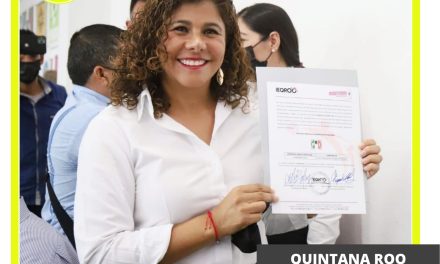 EL PRI ESTA CONVENCIDO QUE ELIGIERON A LA PERSONA CORRECTA PARA REPRESENTARLOS EN QUINTANA ROO, LESLIE HENDRICKS