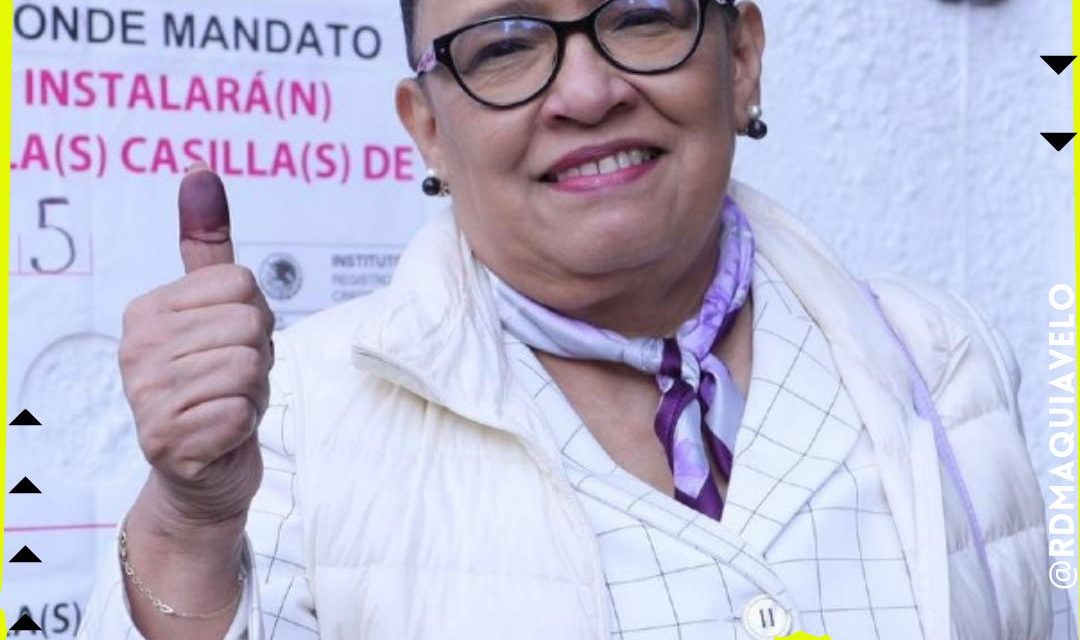 SECRETARÍA DE SEGURIDAD, ROSA ICELA, COMPARTE SU PARTICIPACIÓN EN LA REVOCACION DE MANDATO