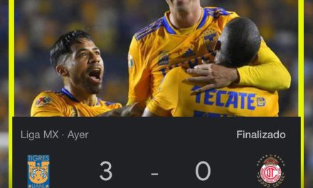 TIGRES GANA, GOLEA Y OBTIENE LA CIMA DEL LIDERATO