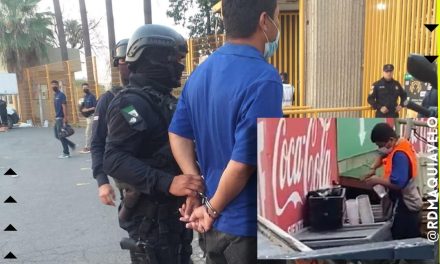 LO CACHAN POR MAÑOSO EN EL ESTADIO UNIVERSITARIO