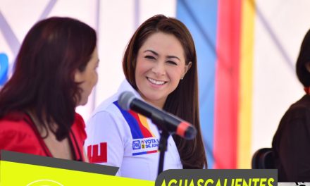 CANDIDATA DEL PAN TERE JIMÉNEZ AVANZA CON EL PIE DERECHO EN LAS ELECCIONES DE AGUASCALIENTES