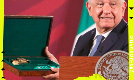 AMLO AGRADECE AL PRESIDENTE DE CUBA POR REGRESAR LA PISTOLA DE PANCHO VILLA