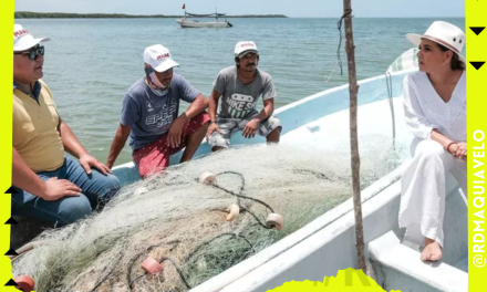 CANDIDATA DE MORENA A LA GUBERNATURA DE QUINTANA ROO, MARA LEZAMA, ESCUCHA NECESIDADES DE PESCADORES