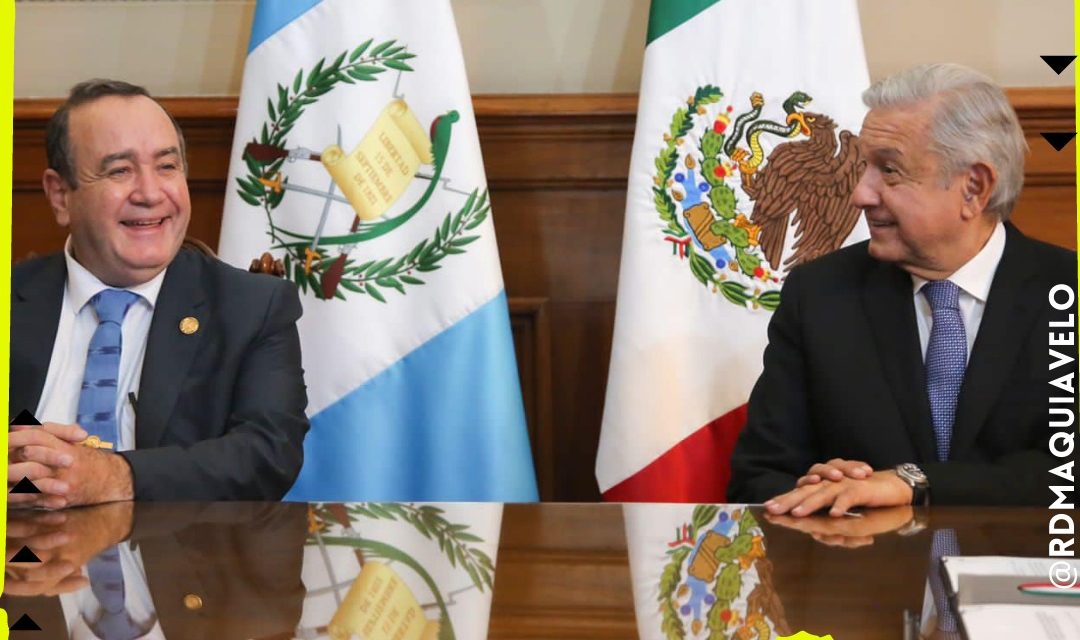 AMLO SE REUNE CON EL PRESIDENTE DE GUATEMALA, CENTROAMERICA