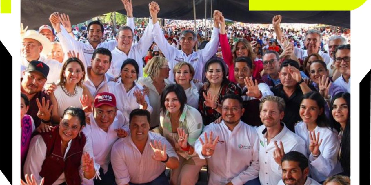 SERVIDORES PÚBLICOS MORENISTAS SE PRESENTAN EN EVENTO DE TAMAULIPAS PARA APOYAR LA CANDIDATURA A GOBERNADOR DE AMÉRICO VILLARREAL