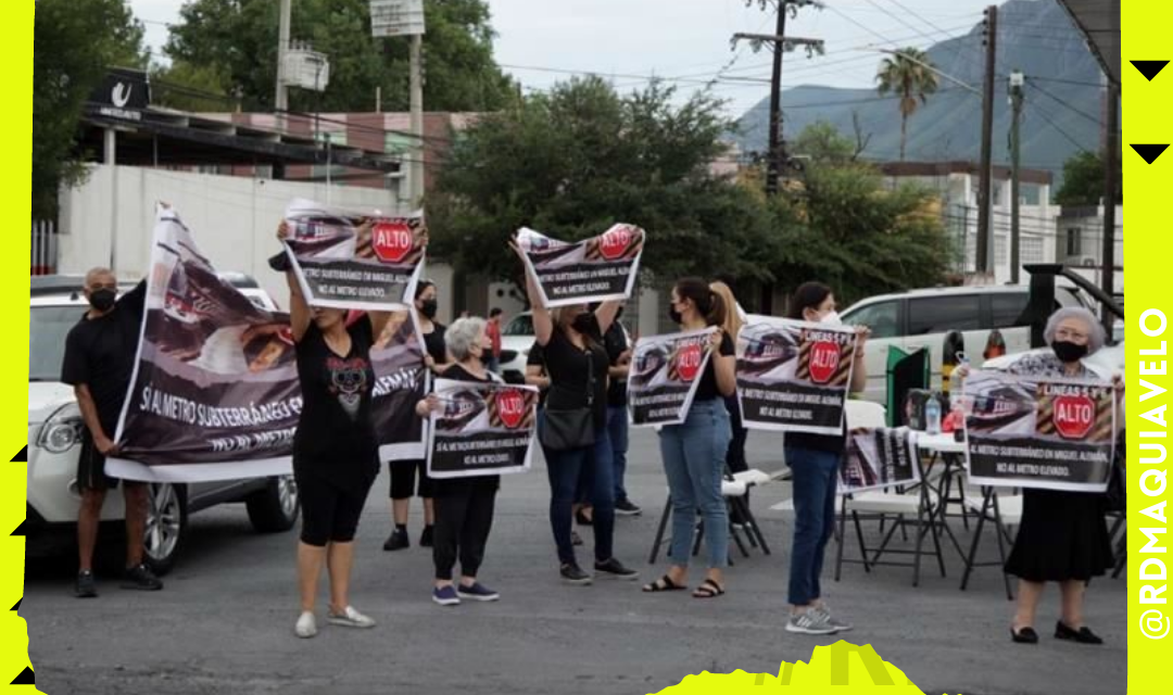 SE MUESTRAN MOLESTOS VECINOS DE LINDAVISTA Y PIDEN QUE NO SE CONSTRUYA LÍNEA 6