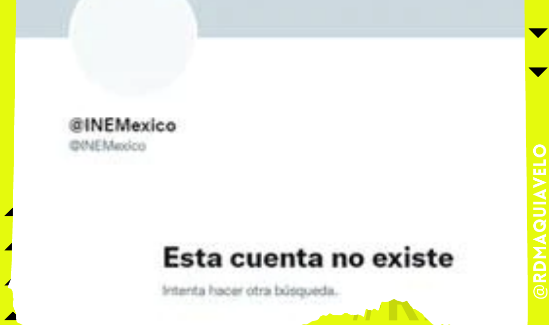 LA PÁGINA DE TWITTER DEL INE FUE BLOQUEADA EN PLENA JORNADA ELECTORAL