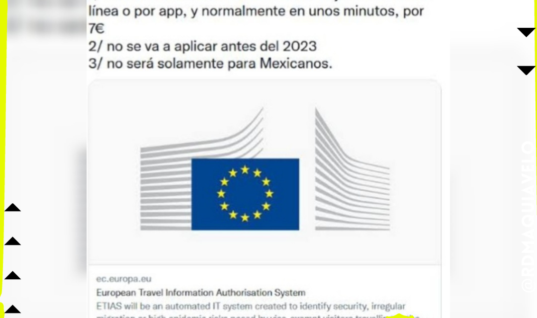 INTENTAN DEJAR MAL A AMLO ASEGURANDO QUE LOS MEXICANOS NECESITARÁN VISA PARA ENTRAR A LA UNIÓN EUROPEA, Y SALE EMBAJADOR A ACLARAR