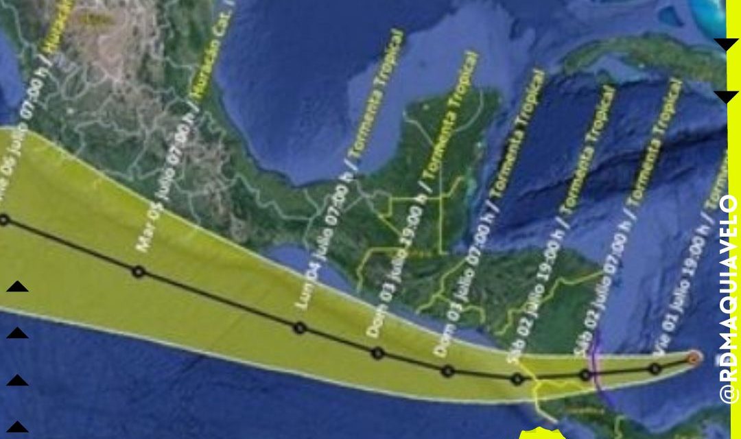 HURACÁN BONNIE NO AFECTARÁ A MÉXICO, PERO SÍ CAUSARÁ POSIBLES DESASTRES EN NICARAGUA