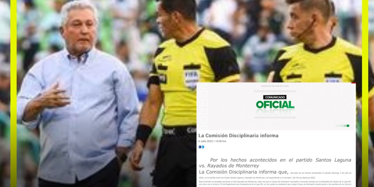 CALUMNIAS EN CONTRA DE RAYADOS, LA LIGA MX SE INCLINA POR SUS “FAVORITOS”