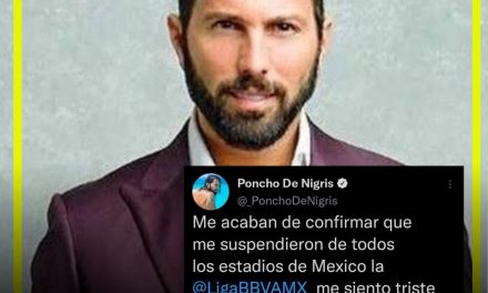 PONCHO DE NIGRIS ASEGURA QUE FUE SUSPENDIDO DE LOS ESTADIOS POR LLAMAR RATAS A LA LIGA MX