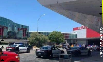 UNA MUJER DISPARA EN AEROPUERTO DE DALLAS