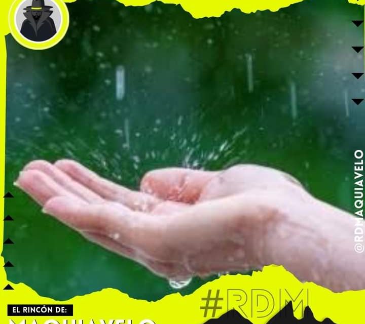 AGUA DE LLUVIA NO ES POTABLE