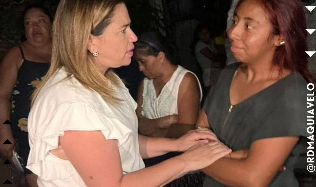 IVONNE ÁLVAREZ MUESTRA SU LADO HUMANO CON LOS VECINOS DE LA “ALIANZITA”