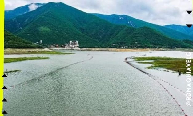 TRAS LLUVIAS, REPORTA SAMUEL GARCÍA AUMENTO EN NIVEL DE LA PRESA LA BOCA