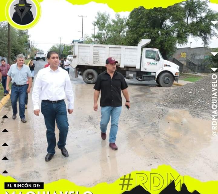 ATIENDE PERSONALMENTE PACO TREVIÑO INUNDACIONES EN EL MUNICIPIO DE JUÁREZ