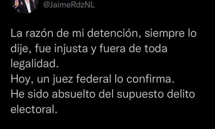 🚨ÚLTIMA HORA🚨 Jaime Rodriguez Calderon ESTÁ ABSUELTO DEL DELITO ELECTORAL QUE LO ACUSABAN Y POR EL QUE ESTUVO EN PRISIÓN.