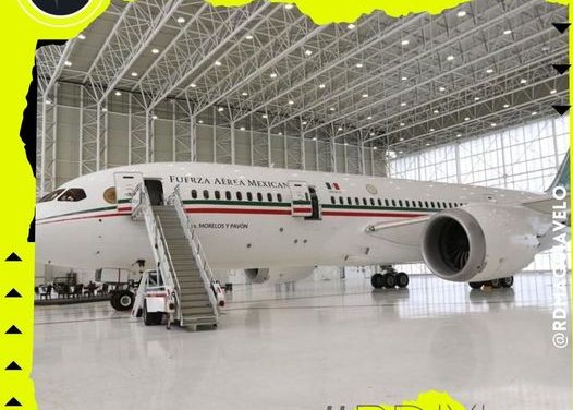 VUELA AVIÓN PRESIDENCIAL HASTA CALIFORNIA