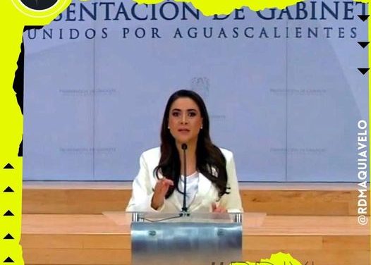 PRESENTA TERE JIMÉNEZ GOBERNADORA DE AGUASCALIENTES A MIEMBROS DE SU GABINETE