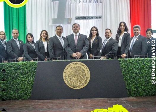 RINDE MIGUEL SALAZAR PRIMER INFORME DE GOBIERNO AL FRENTE DE MONTEMORELOS