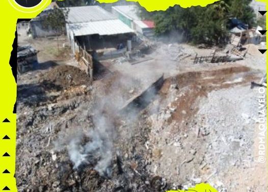 SUSPENDE SECRETARÍA DE MEDIO AMBIENTE TIRADEROS ILEGALES DE ESCOMBRO Y BASURA SOBRE EL RÍO PESQUERÍA