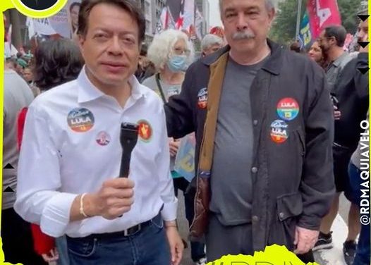 MARIO DELGADO VISITA BRASIL APOYANDO EL CIERRE DE CAMPAÑA DE LULA DA SILVA
