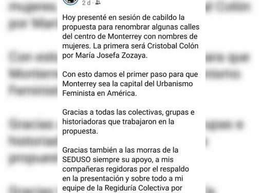 PRIORIDADES DE Luis Donaldo Colosio Riojas Y SU “EQUIPA”: RENOMBRAR CALLES