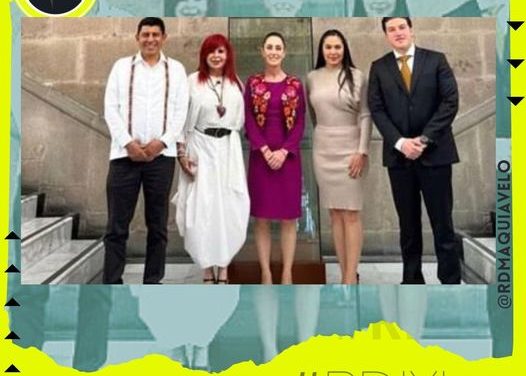 SE PRESENTA SAMUEL GARCÍA CON LA CANDIDATA FAVORITA A LA PRESIDENCIA DE MÉXICO, CLAUDIA SHEINBAUM