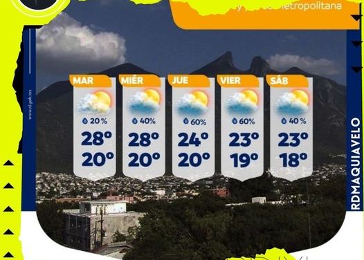 SE ACERCA NUEVO FRENTE FRÍO A NUEVO LEÓN