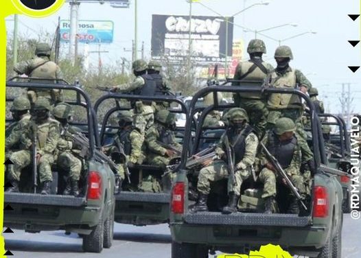ARRIBAN 250 ELEMENTOS MILITARES A FRONTERA CHICA EN TAMAULIPAS