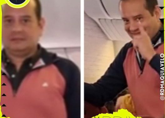 JEFE SE LO TOPA EN EL ÁVION