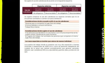 FINALMENTE EL GOBIERNO FEDERAL DA BANDERAZO A QUITARSE MASCARILLAS EN ESPACIOS CERRADOS