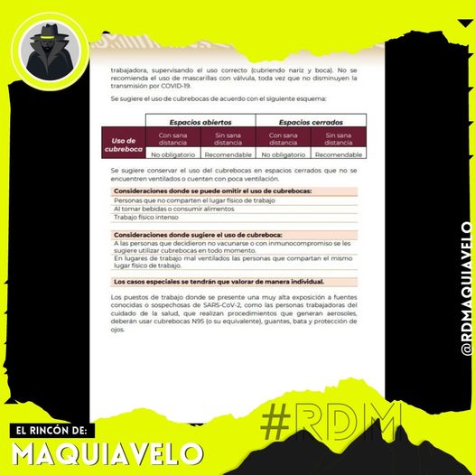 FINALMENTE EL GOBIERNO FEDERAL DA BANDERAZO A QUITARSE MASCARILLAS EN ESPACIOS CERRADOS