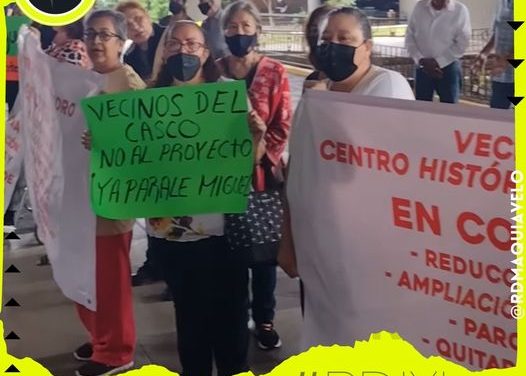 MOLESTOS VECINOS POR EL CASCO EN SAN PEDRO MANTIENEN PALABRA DE QUEDARSE DÍA Y NOCHE