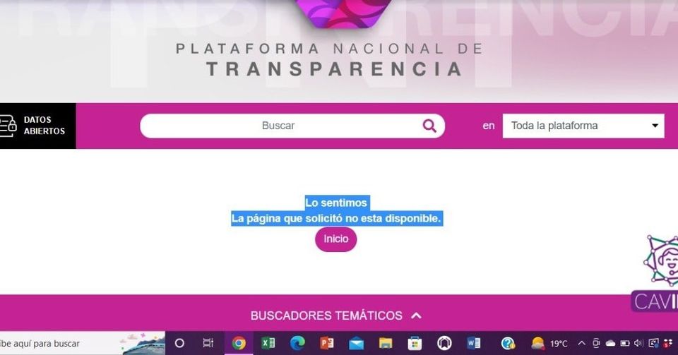 Y ASÍ LA TRANSPARENCIA EN MEXICO