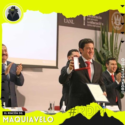 GALARDONA UANL A SAMUEL GARCÍA CON MEDALLA AL MÉRITO CIUDADANO