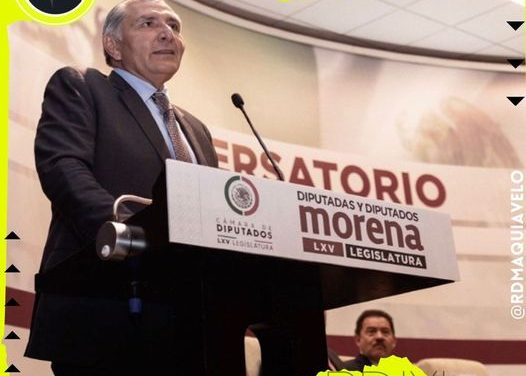 AFIRMA ADÁN AUGUSTO QUE PACTO PRIMOR PODRÁ SACAR ADELANTE LA REFORMA ELECTORAL